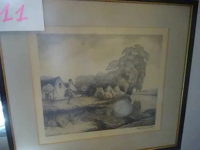 Potloodtekening antoon . jules . vanhoecke - afbeelding 1 van  4