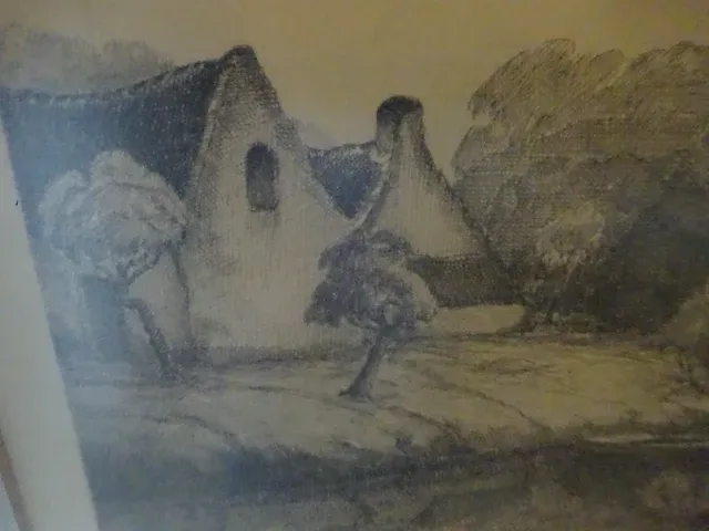 Potloodtekening antoon . jules . vanhoecke - afbeelding 4 van  4