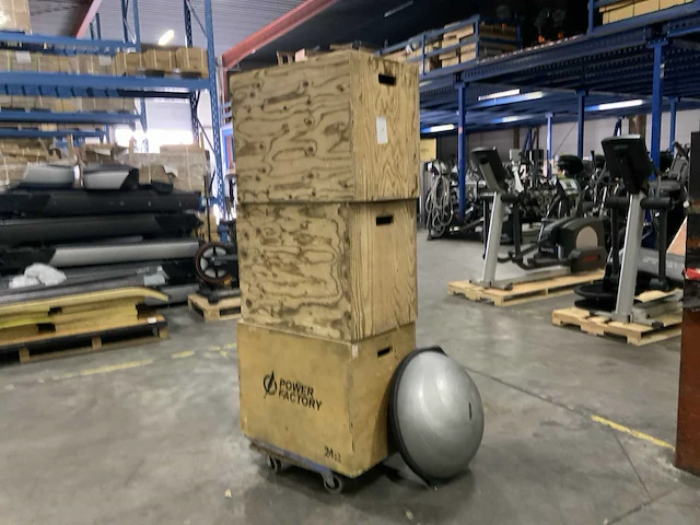 Power factory plyo box 60cm 3x krachtstation - afbeelding 4 van  5