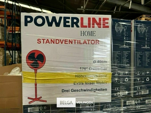 Power line standing fans 90 pieces fan ø40cm - afbeelding 5 van  9
