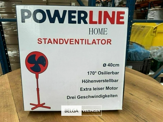 Power line standing fans 90 pieces fan ø40cm - afbeelding 8 van  9