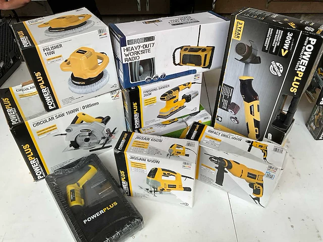 Power plus mix kavel diverse handgereedschap (9x) - afbeelding 1 van  10