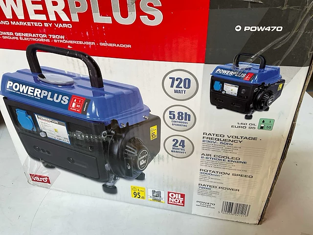 Power plus pow470 noodstroomaggregaat - afbeelding 2 van  11