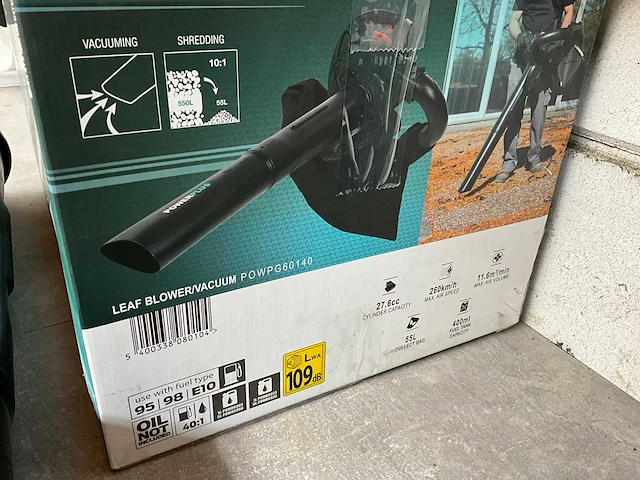 Power plus powpg60140 benzine bladblazer - afbeelding 4 van  6