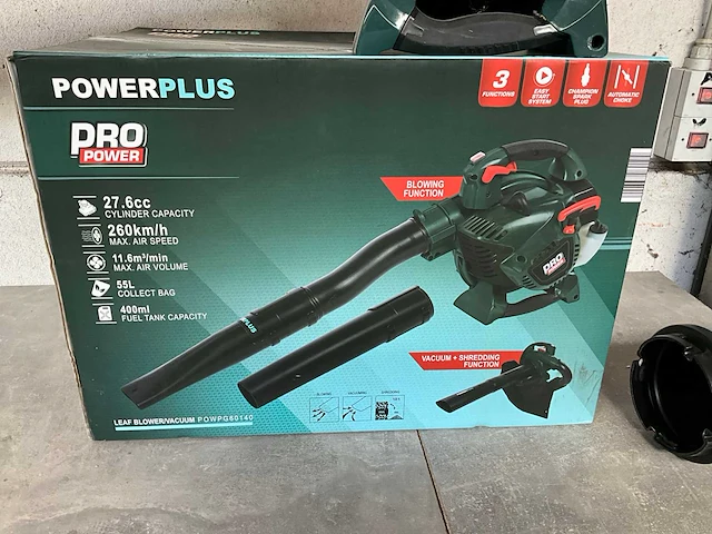 Power plus powpg60140 benzine bladblazer - afbeelding 6 van  6