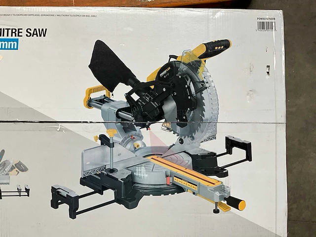 Power plus powx075750db afkortcirkelzaagmachine - afbeelding 2 van  9