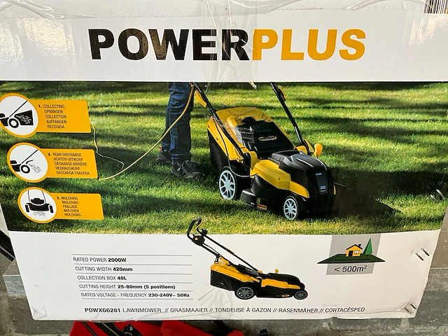 Power plus powxg6281 grasmaaier - afbeelding 3 van  6