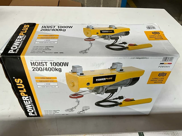 Power plus takel + zwenkarm voor takels - afbeelding 3 van  10