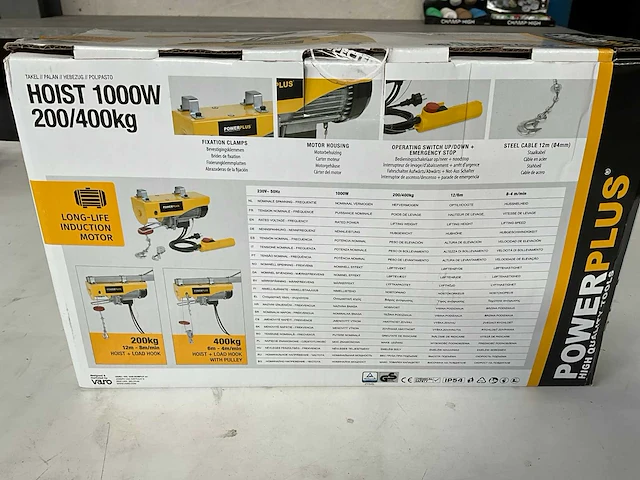 Power plus takel + zwenkarm voor takels - afbeelding 5 van  10