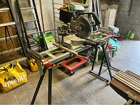 Power tool j1g-zp-255 afkortcirkelzaagmachine met statief - afbeelding 2 van  5