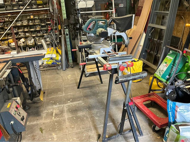 Power tool j1g-zp-255 afkortcirkelzaagmachine met statief - afbeelding 3 van  5