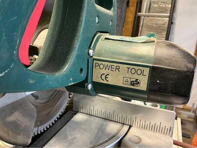 Power tool j1g-zp-255 afkortcirkelzaagmachine met statief - afbeelding 4 van  5