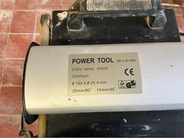 Power tool ze-lg-400 tegelzaagmachine - afbeelding 6 van  6
