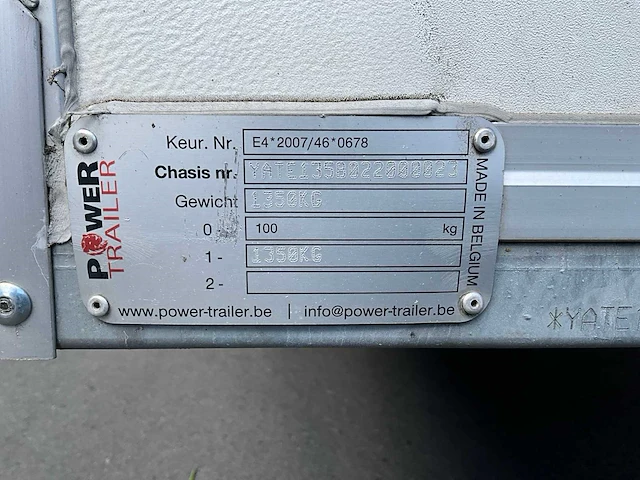 Power-trailer bg135 gesloten motorfietstrailer - afbeelding 16 van  29