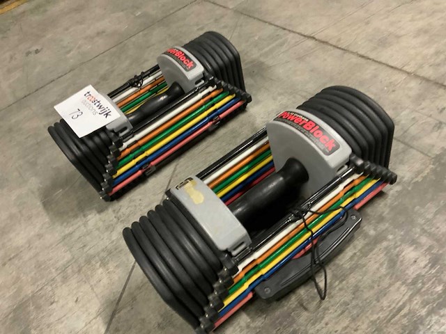 Powerblock set verstelbare dumbbells krachtstation - afbeelding 1 van  4