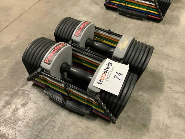 Powerblock set verstelbare dumbbells krachtstation - afbeelding 1 van  3