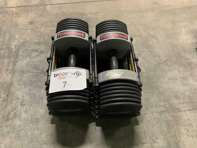 Powerblock set verstelbare dumbbells krachtstation - afbeelding 2 van  3