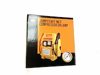 Powerbooster / jumpstart met compressor en lamp - afbeelding 6 van  7