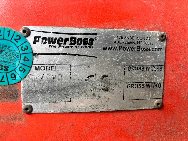 Powerboss - sw/9xr - zelfrijdende veegmachine - afbeelding 3 van  11