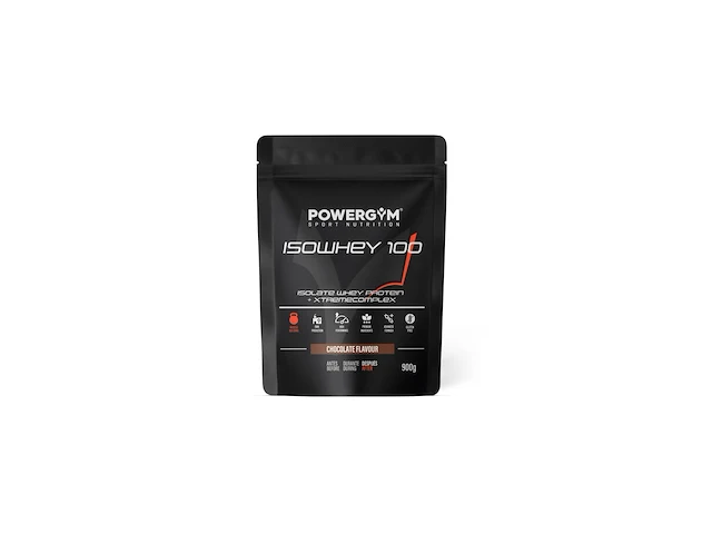 Powergym sport nutrition isowhey 100 chocolate flavour - afbeelding 1 van  4