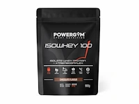 Powergym sport nutrition isowhey 100 chocolate flavour - afbeelding 1 van  4