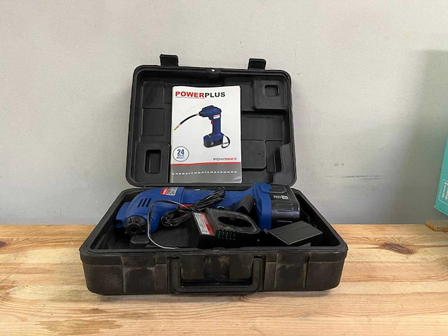 Powerplus - draagbare accu-luchtcompressor - afbeelding 4 van  4