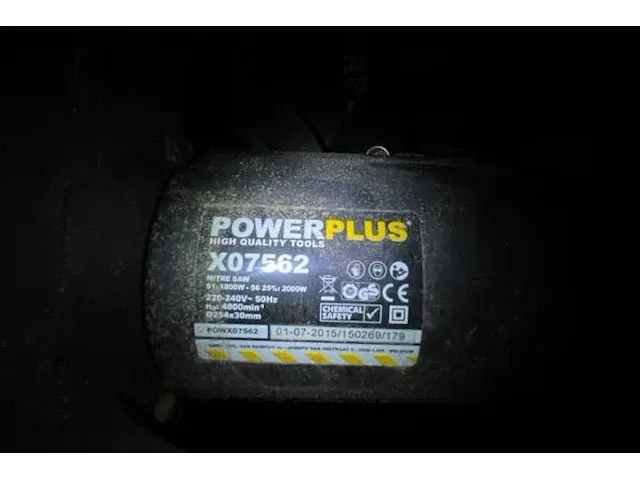 Powerplus afkortzaag - afbeelding 2 van  3
