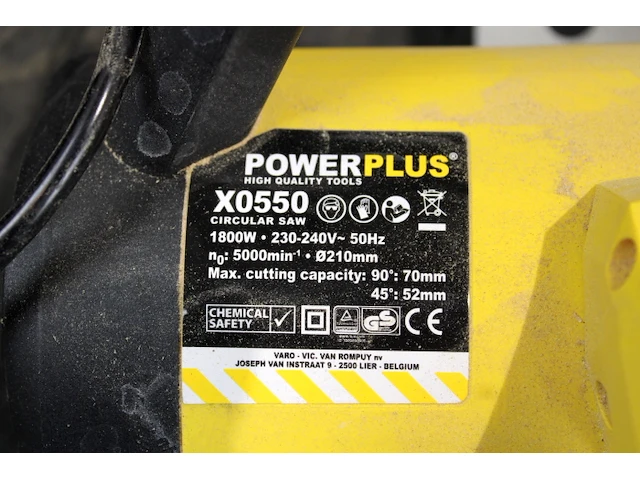 Powerplus cirkelzaag - afbeelding 4 van  5
