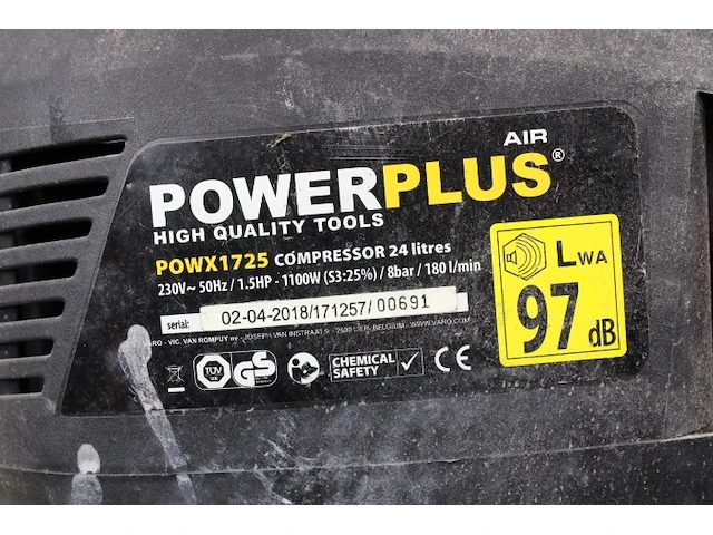 Powerplus compressor - afbeelding 2 van  5