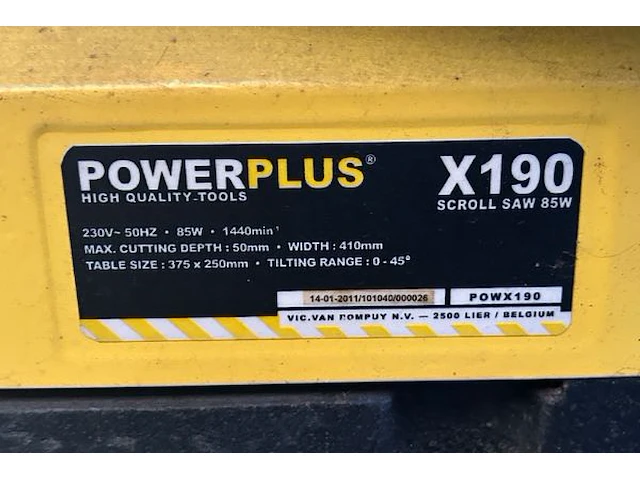 Powerplus figuurzaagmachine - afbeelding 5 van  5