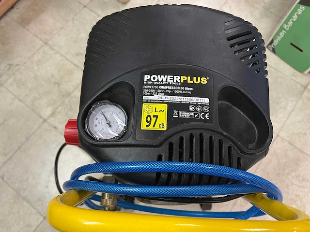 Powerplus luchtcompressor met luchthaspel - afbeelding 10 van  13