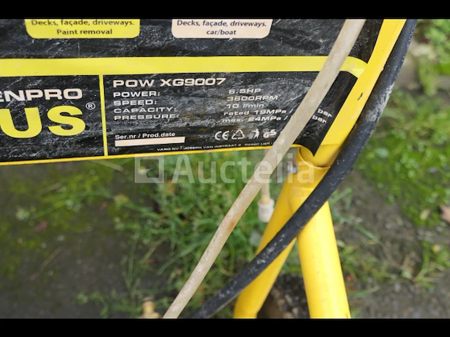Powerplus pow xg9007 benzinemotor hogedrukreiniger - afbeelding 2 van  9