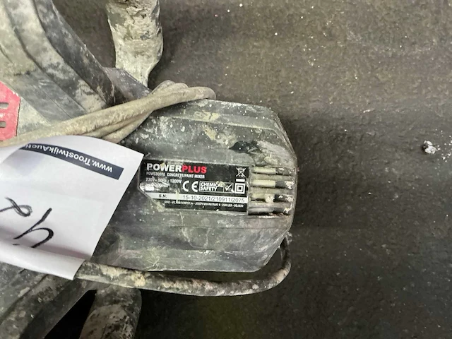 Powerplus powe80070 cementmixer - afbeelding 4 van  4