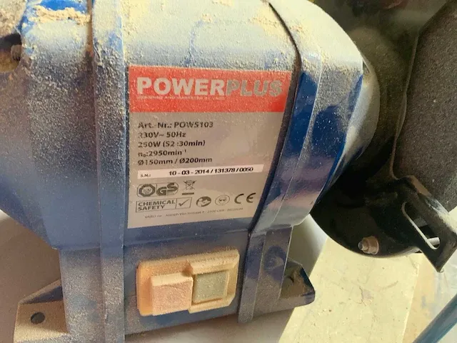 Powerplus pows103 dubbele slijpmolen - afbeelding 2 van  2