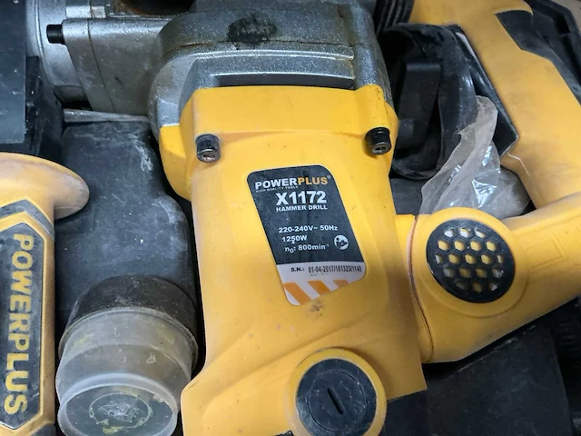 Powerplus x1172 klopboormachine - afbeelding 3 van  4