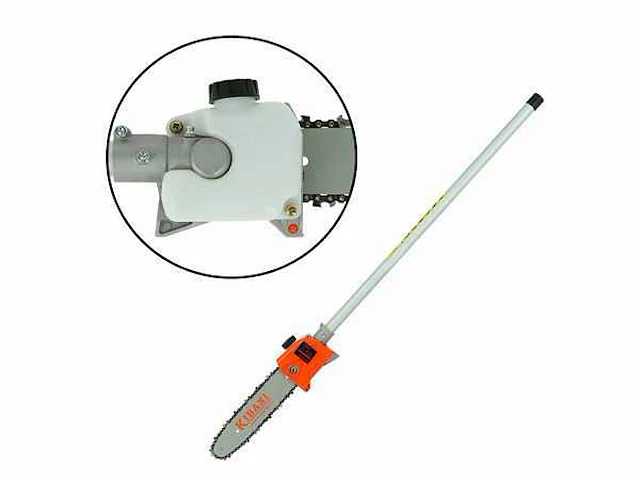 Powertech - multitool 6 in 1 benzine motor - snoeigereedschap - afbeelding 9 van  10