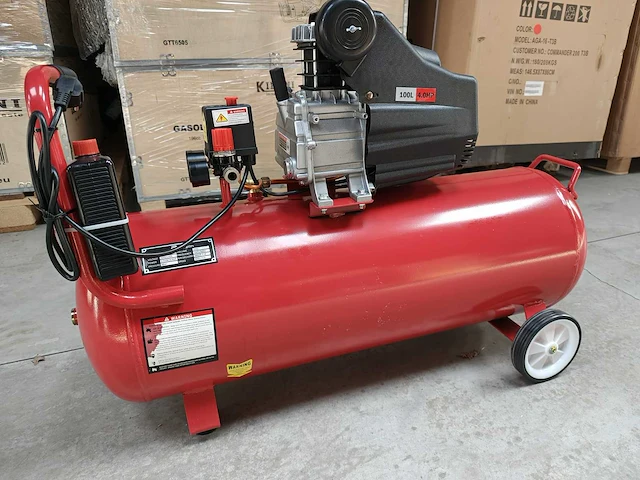 Powertech 100l compressor - afbeelding 12 van  18