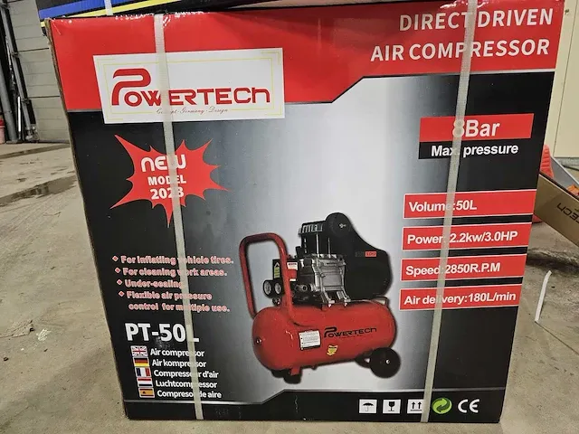 Powertech pt-50l compressor - afbeelding 1 van  1