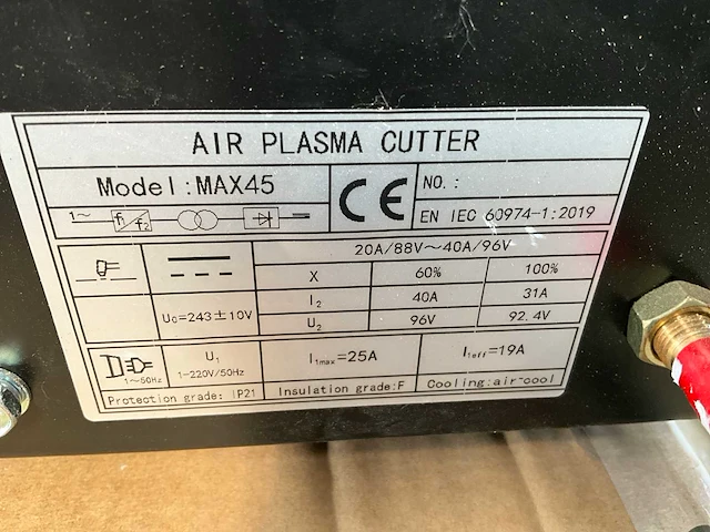 Powertherm max 45 plasmasnijmachine - afbeelding 6 van  6