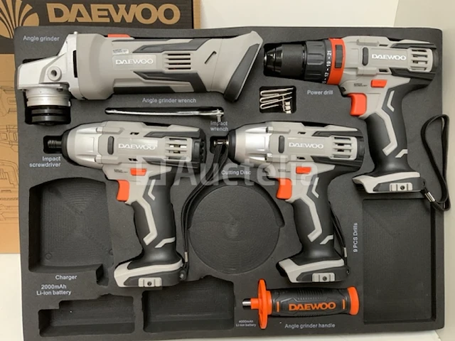 Powertool set daewoo damws266 - afbeelding 10 van  10