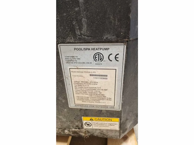 Ppg polet heat perfector pro zwembadwarmtepomp - afbeelding 7 van  7