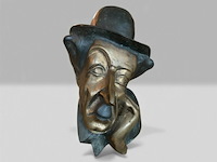 Prachtig bronzen hoofd,