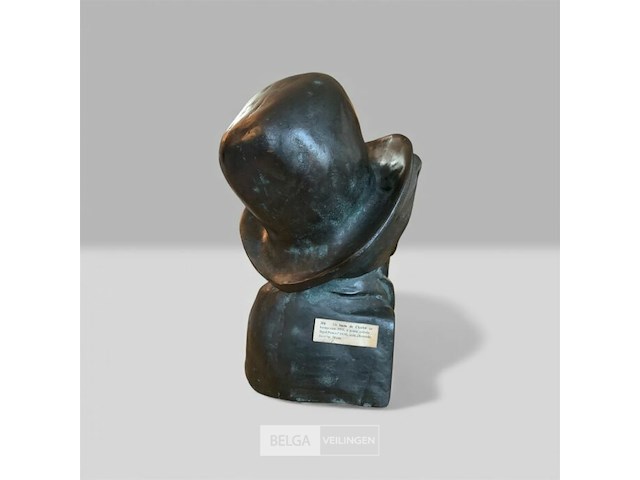 Prachtig bronzen hoofd, - afbeelding 4 van  7