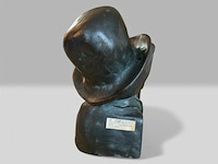 Prachtig bronzen hoofd, - afbeelding 4 van  7