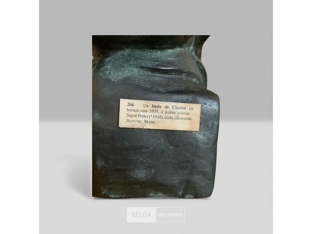 Prachtig bronzen hoofd, - afbeelding 7 van  7