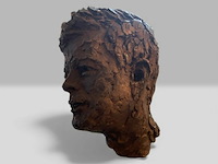 Prachtige bronzen kop john fitzgerald kennedy (jfk)