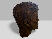 Prachtige bronzen kop john fitzgerald kennedy (jfk) - afbeelding 3 van  5