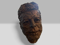 Prachtige bronzen kop john fitzgerald kennedy (jfk) - afbeelding 4 van  5