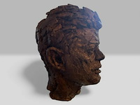 Prachtige bronzen kop john fitzgerald kennedy (jfk) - afbeelding 5 van  5