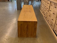 Prachtige teak tv kast in koloniale stijl - afbeelding 3 van  3